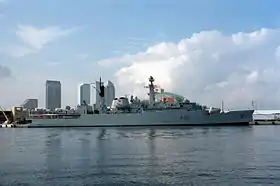 Die HMS Broadsword 1994 in Tampa Bay