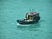 Motorisierter Sampan, Victoria Harbour