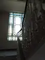 Blick in das historische Treppenhaus der Klinik