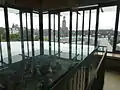 Hinkelsturm, Blick über das Altstadtmodell zur Stadtkirche