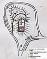 Plan der Anlage(Infotafel vor Ort)