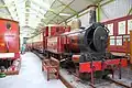 Lok No. 6 Peveril im Museum in Port Erin.