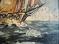 Roman Michalowski: Schiff auf dem Meer. Ausschnitt.