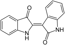Strukturformel von Indirubin