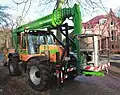 JCB Fastrac mit Arbeitsplattform