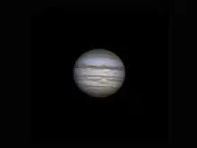Bild vom Jupiter mit einem Amateurteleskop