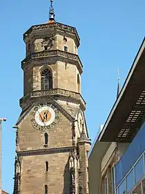 Westturm der Evangelischen Stiftskirche Stuttgart, 61 Meter Höhe