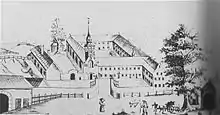 Das Kloster um 1800