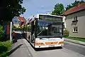 Obus 212 in der Endhaltestelle Froschberg der Linie 46