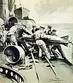 Ein Torpedorohr laden, WWI