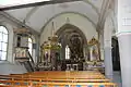Innenansicht der katholischen Kirche