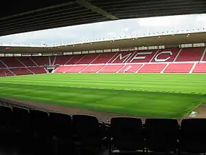 Im Inneren des Riverside Stadium