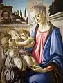 Sandro Botticelli: Maria und zwei Engel