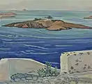 Santorin, Kameni-Inseln