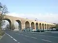 Das größte Bauwerk der Strecke ist das Mattersburger Viadukt