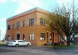 Das Loving County Courthouse, gelistet im NRHP mit der Nr. 06000362