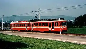 BDe 4/8 22 der Trogenerbahn bei St. Gallen Notkersegg
