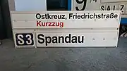 Modulset aus einem der Anzeiger von Gleis 34.