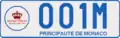 Nummernschild zur Hochzeit Prinz Alberts II. 2011