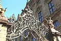Schmiedearbeiten am Oeggtor im Norden der Residenz