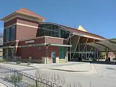 Ogden Intermodal Transit Center von Südosten, 2015
