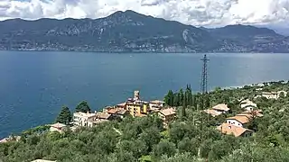Blick von Pai di sopra auf Pai di sotto
