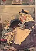 David und Clara Peggotty (Jessica Willcox-Smith)