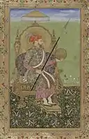 Porträt des Shah Jahan, ca. 17. Jahrhundert