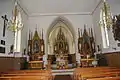 Innenansicht der Kirche von Ramiswil