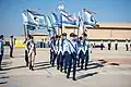 Kommandowechsel mit Marsch und Flaggen auf der Ramon Airbase im Juni 2020