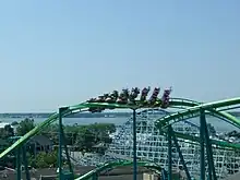Raptor in Cedar Point (Inverted Coaster)