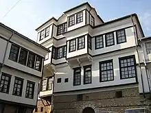 Osmanisches Wohnhaus in Ohrid im heutigen Nordmazedonien