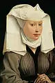 Rogier van der Weyden: Dame mit Flügelhaube, ca. 1440
