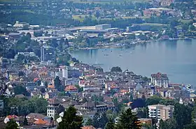 Panorama der Stadt Rorschach