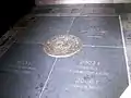 Bodenplatte in der Burg
