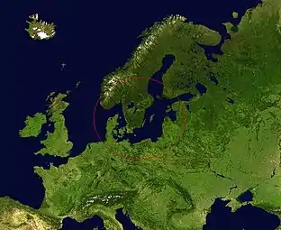 Reichweite am Tag (in der Vergrößerung deutlicher)