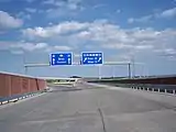 Knoten Eibesbrunn mit Rampe zur A 5 (in Bau)