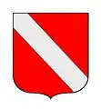 Wappen einer lombardischen Familie Sacco aus dem 13. Jh.