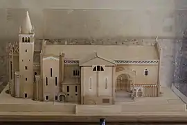 Modell der Franziskanerkirche