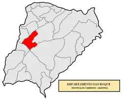 Lage von San Roque