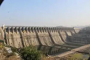 Sardar-Sarovar-Talsperre im März 2018