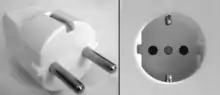 Stecker-Typ F (CEE 7/4)„Schukostecker“