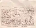 Lithographie des Rheinfall (Schaffhausen) aus: Suisse (1863, F 45b)