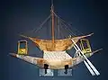 Modellboot/Segelboot (Replikat), Original: Ägyptisches Museum Kairo