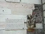 Shakespeare-Skulptur in Verona