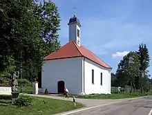 Kapelle St. Michael mit Nepomukstatue (2013)