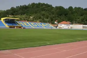 Das Stadionul Gaz Metan im Jahr 2010