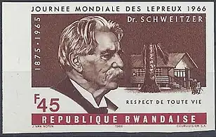 Briefmarke, Ruanda, 1966