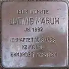 Stolperstein in Karlsruhe