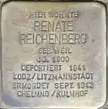 Stolperstein für Renate Reichenberg (Maastrichter Straße 43)